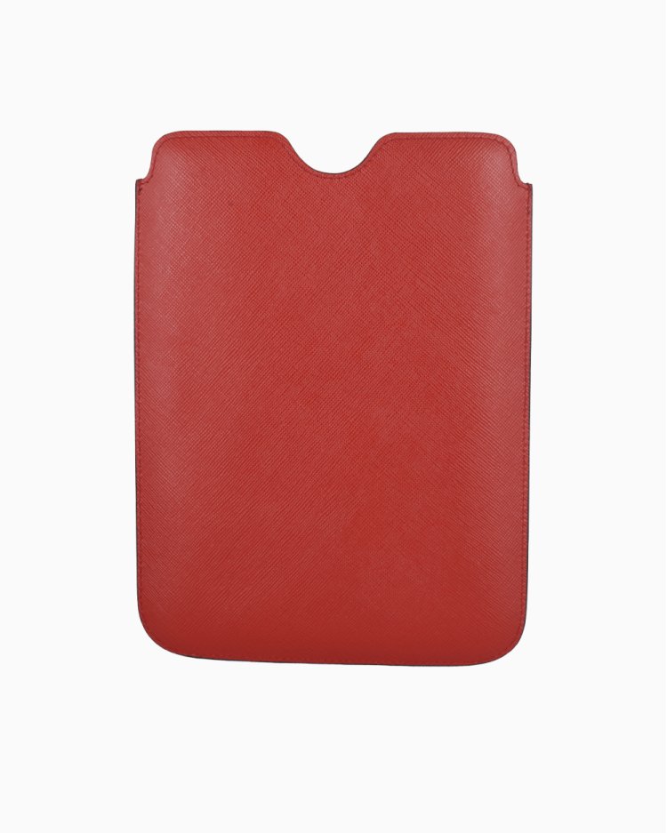 Capa Ipad Prada Original Mini Bicolor Vermelha e Preta